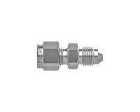 Duolok AN Male Connector - 3/8 Tube x 1/4 AN, 316 SS
