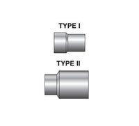 Socket Weld Tube Fitting Adapter for 1/8" Tube to 1/4" Pipe Size