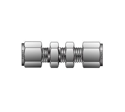 Parker CPI™/A-LOK® Bulkhead Union (3/16 in) - Leak-Free Tube Fitting - Image 1