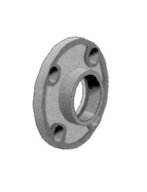 CPVC Schedule 80 Flange 1/2-Inch Slip Fitting - Image 1