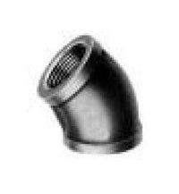 Malleable Iron Class 150 45-Degree Elbow Fitting, NPS 3/4
