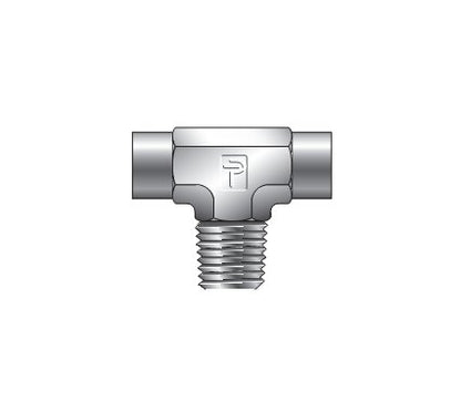 Male Branch Tee, Socket Weld - Male Outlet Tee Fitting, 3/4" MNPT, 6000 psi - Image 1
