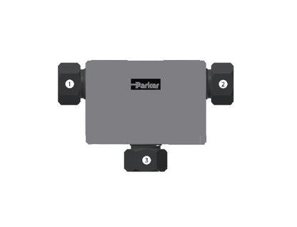 Parker Hannifin MPI™ Union Tee - 3/4" Size, 15000 psi - Image 1