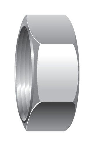 3/8 inch Alloy 400 Griplok Tube Fitting Bulkhead Locknut - Image 1