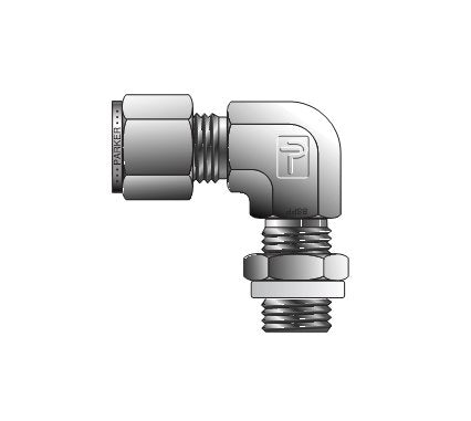 Parker CPI™/A-LOK® BSPP Male Elbow (Positionable) for Fractional Tube - Image 1