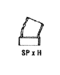 LASCO 1/16 Bend PVC DWV Fitting, 4-Inch SP x H, Pack of 10