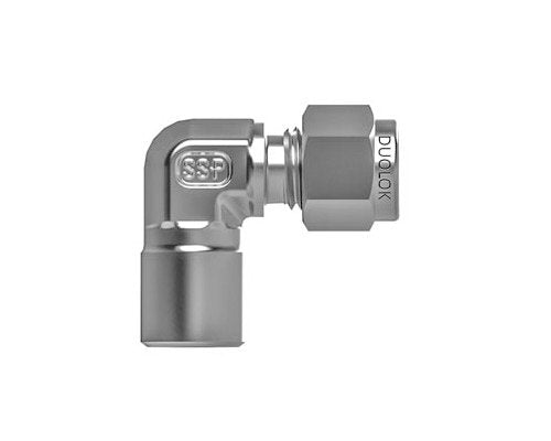 Duolok Male Pipe Weld Elbow - 1/4 Tube x 1/4 Pipe, 316 SS - Image 1