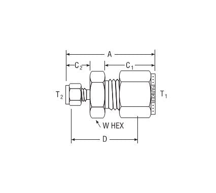 Parker CPI™/A-LOK® Column End Fitting with Frit for Fractional Tube - Image 2