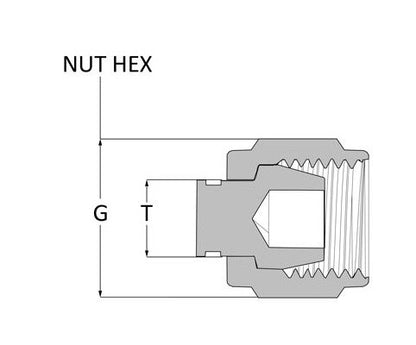Brass Griplok Tube Fitting Cap & Plug - 3/8 inch - Image 2