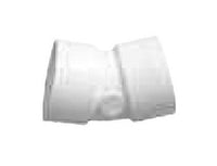 Schedule 40 PVC 22.5 Degree Elbow Fitting - 1 1/2"