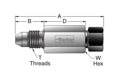 Parker X42HBMP7 Medium Pressure MPI™ Connector - Image 2
