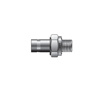 Parker BSPP Tube End Male Adapter with ED Seal - Metric Tube Fitting - Image 1