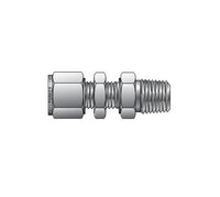 Parker NPT Male Metric Tube Bulkhead Connector