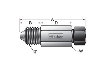 Parker X41HBMP7 High Pressure MPI Connector - Image 2