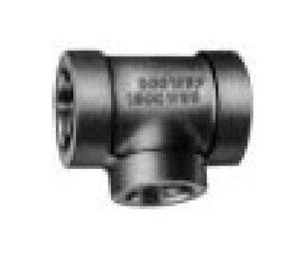 Class 300 Malleable Iron Straight Tee - 1/2" (15 DN) - Image 1