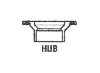 KO PC Hub 4x3 PVC DWV Closet Flange