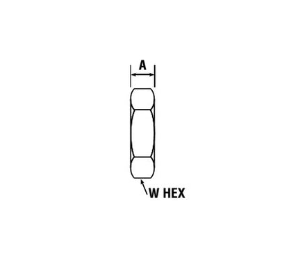 Parker CPI™/A-LOK® Bulkhead Locknut for Metric Tube - Image 2