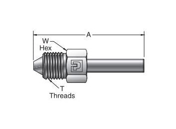 Parker X41HT7 High Pressure C&T to MPI™ Tube Stub Fitting - Image 2