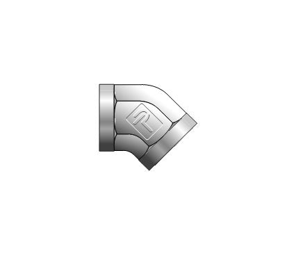 Precision Female Elbow 45° FVE for Fractional Tube Connection - Image 1