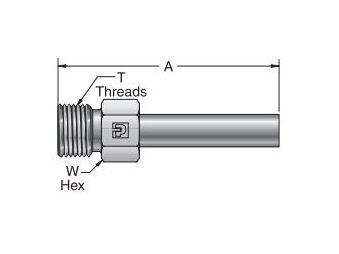 MPI™ Medium Pressure Hose Adapter to M16 Tube Stub - Image 2