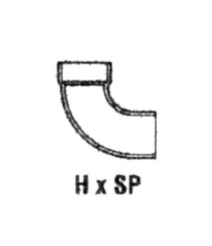 Long Sweep 2-Inch PVC DWV 1/4 Bend Fitting - Image 1