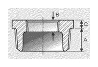 Brass Hex Bushings 1 1/4 x 1/2 Inches