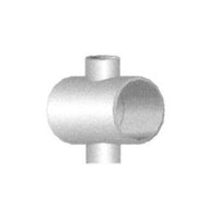 PVC Schedule 40 Cross Reducing Fitting 3x3x2x2 inches
