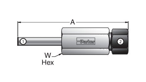 Parker TRBMP7 MPI™ Tube Stub Reducer - Tube Connection Fitting - Image 2