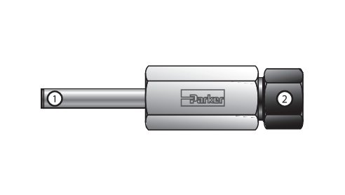 Parker TRBMP7 MPI™ Tube Stub Reducer - Tube Connection Fitting - Image 1