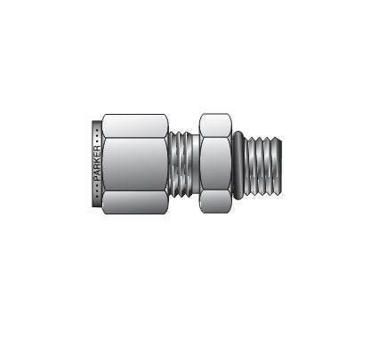 Male Connector to SAE Straight Thread for Fractional Tube Fitting - Image 1