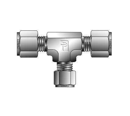 Parker CPI™/A-LOK® Drop Size Tees for Fractional Tube - Image 1