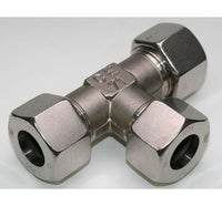 DIN 2353 Carbon Steel Equal Tee with Equipped B4 Ring - 12.0mm