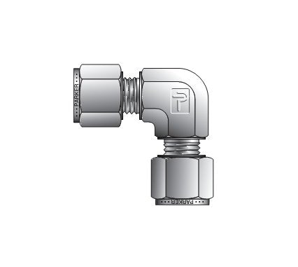 Parker CPI™/A-LOK® Metric Tube Union Elbow 16.0mm - Image 1