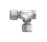Parker NPT Female Run Tee for Metric Tube