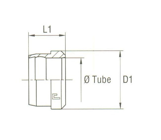 DIN 2353 Compression Fitting Cutting Ring B3 - Stainless Steel - 4.0mm - Image 2