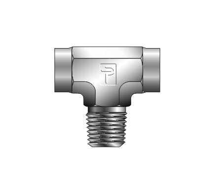 Parker Male Branch Tee MBT Fitting with FNPT Connections - Image 1