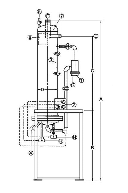 150 Gallons Per Minute (gpm) Makeup Flash Economizer - Image 2