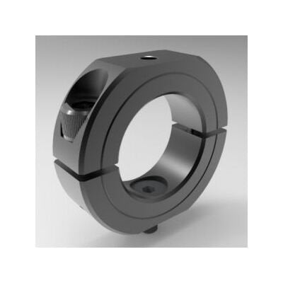 Steel Two-Piece Clamp-Type Shaft Collars, Stackable - Image 1