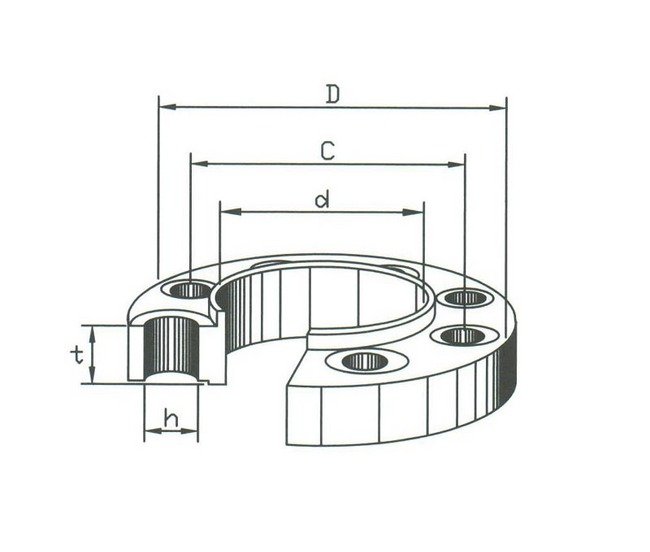 ANSI 150 Raised Faced Slip-On Flanges - Carbon Steel - Image 2