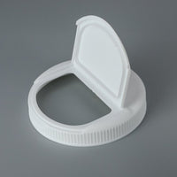 Mold-Rite Flapper® 110mm Hinged Large Format Closure Cap for Dry Food