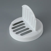 110mm Flapper Hinged Closure Cap for Dry Food - Slotted Pour