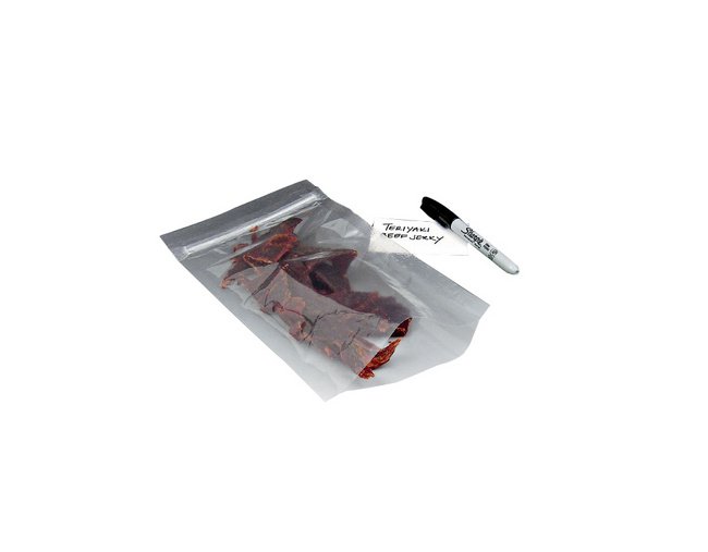 Flat Bottom-Loading Zipper Storage Bag - 4-3/4 Inch Width - Image 1