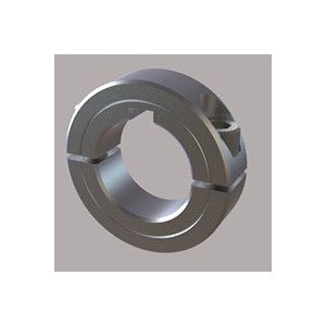 Split Weldable Shaft Collars with Keyways - 1018 Steel - Image 1