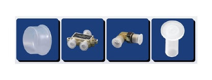 Polyethylene Flanged Cap for Straight Threads - 7/16 in - Image 3