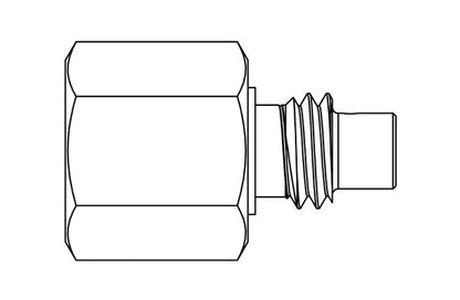 Precision Flow Control Ball Type Adapter-UNF/UNC - Image 2