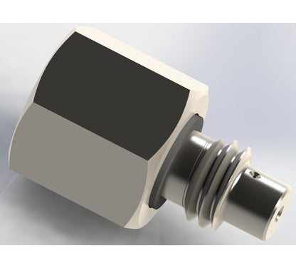 Precision Fixed Flow Controls - Ball Type UNF/UNC Adapter Set Screw Male/Female - Image 1