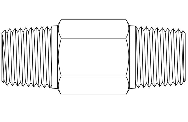 Precision Fixed Flow Control Ball Type NPT Nipple - Image 2