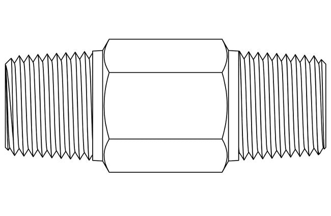 Precision Fixed Flow Control - Ball NPT Nipple - Image 2