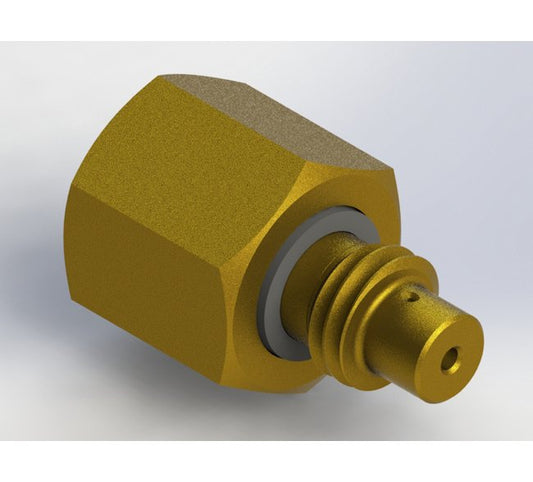 Precision Fixed Flow Ball Type UNF/UNC Adapter - Image 1