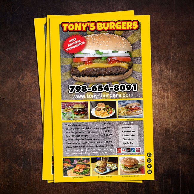 Megastore 8.5x14 Full Color Flyer - Image 1
